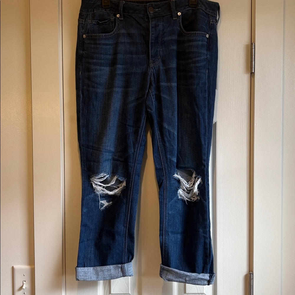 American Eagle | Basic “Tomgirl” Distressed Cuffe… - image 1